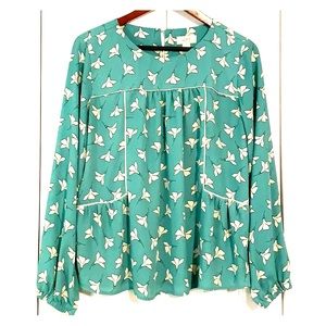 Ann Taylor Loft floral blouse